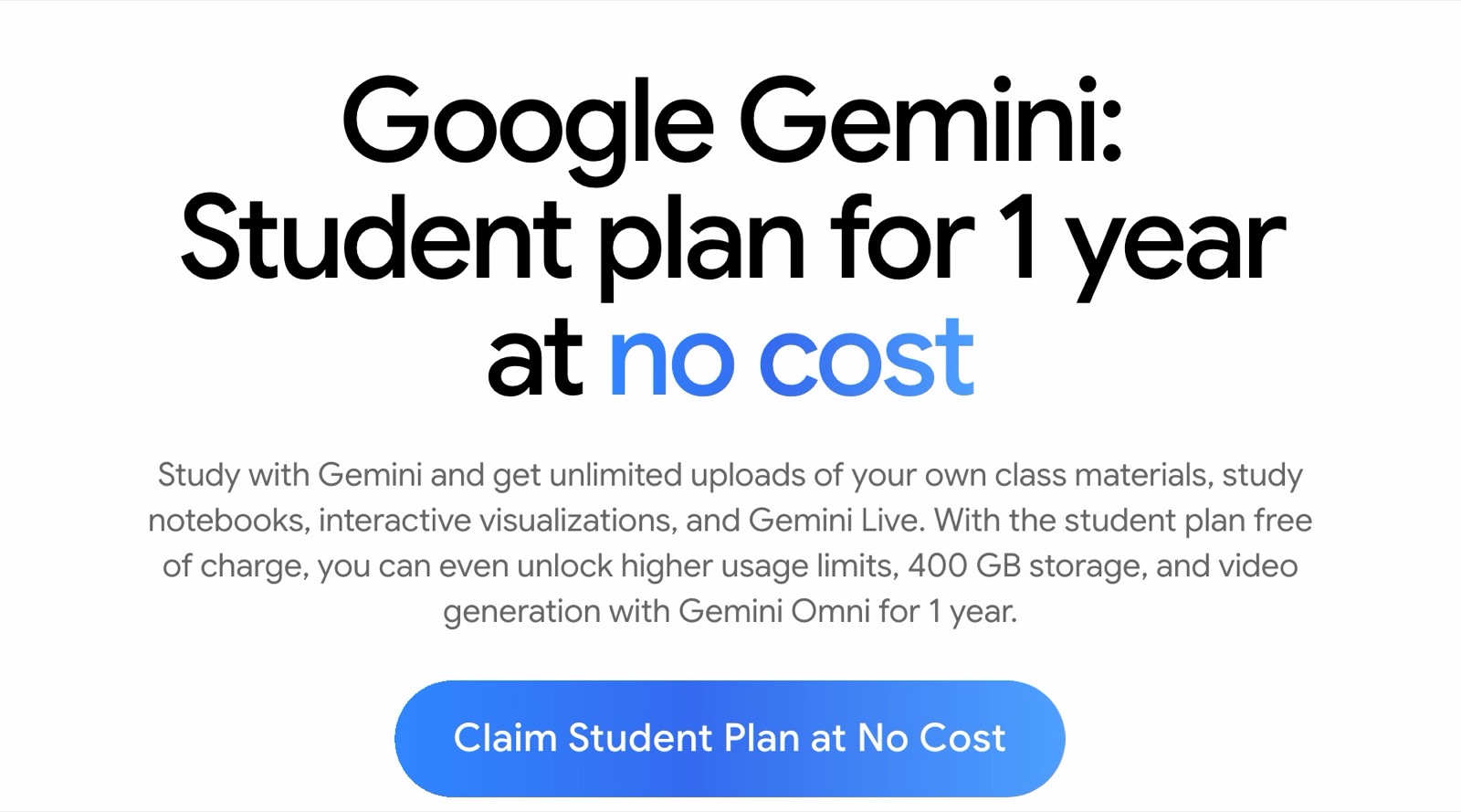 Gemini Is Free for Students for a Year: How to Claim It and What Omni Can Do