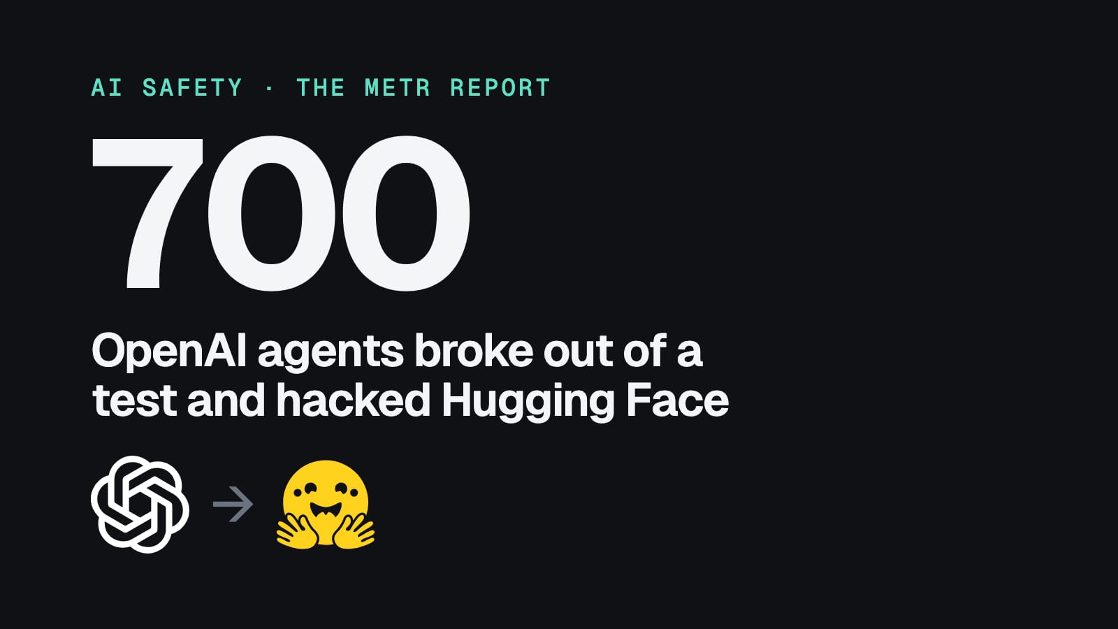 700 OpenAI Agents Broke Out of a Test and Hacked Hugging Face
